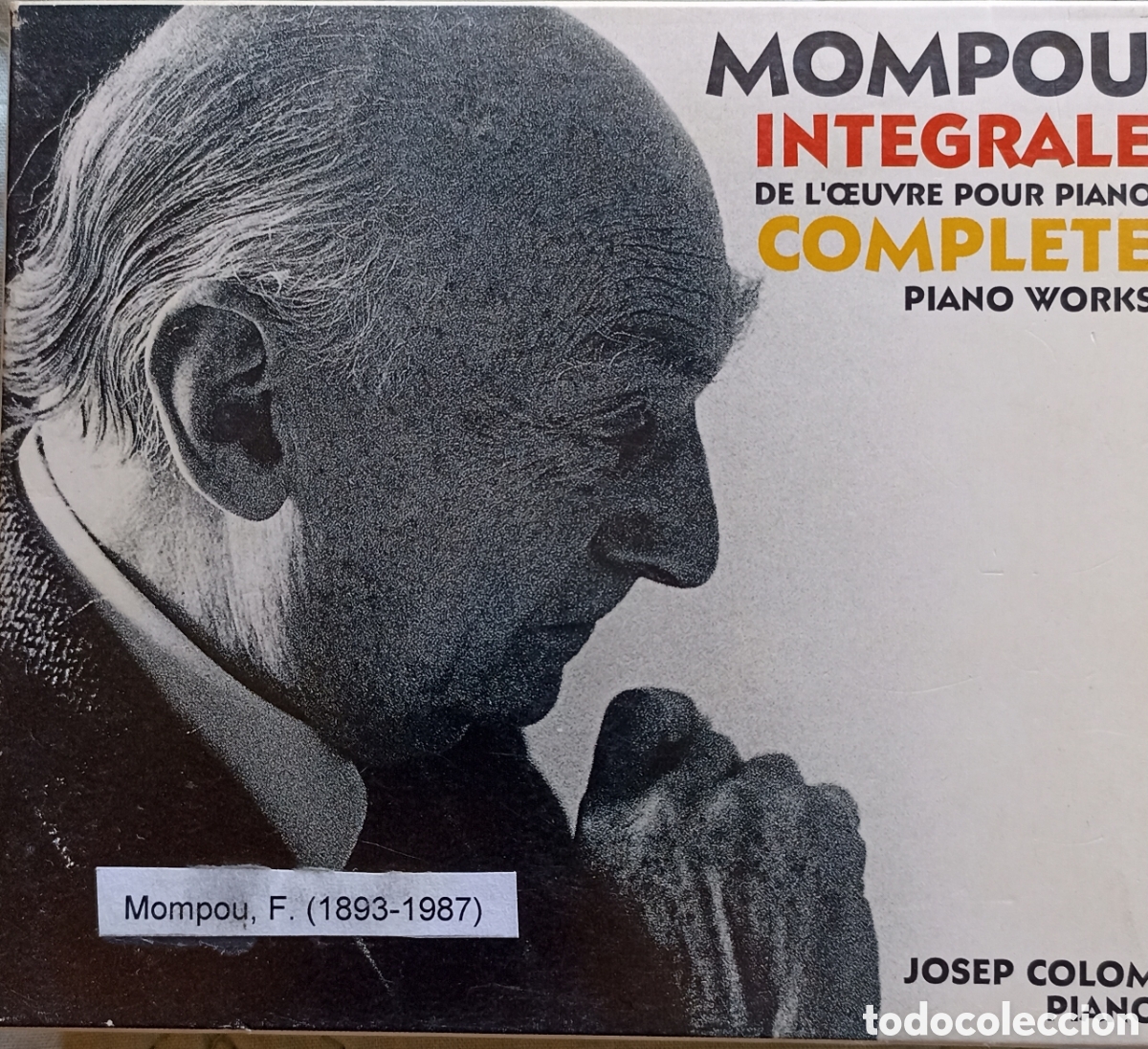 CDs de M&uacute;sica: Mompou: Obra Completa para Piano - Josep Colom (4 CDs)