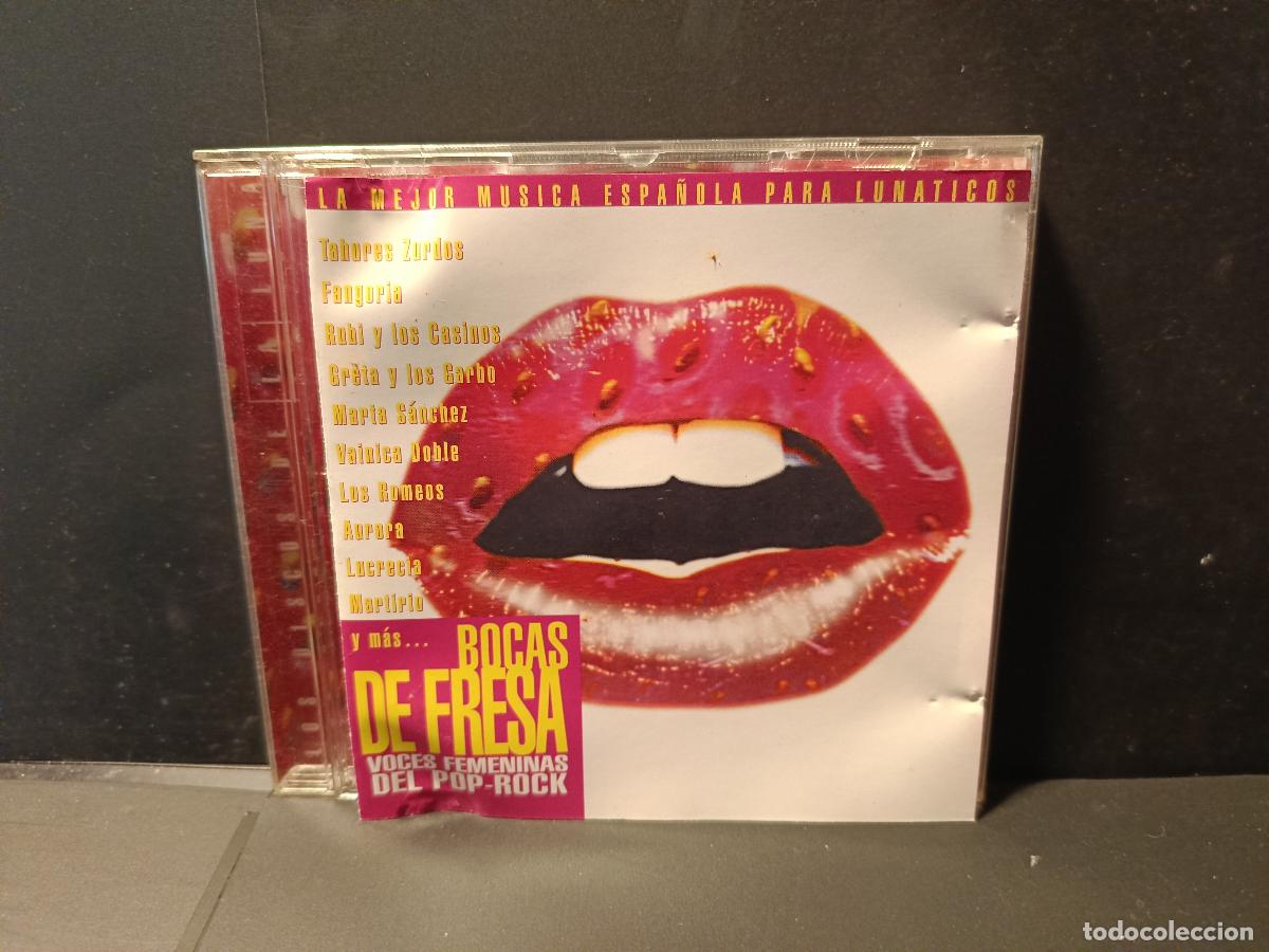 CDs de M&uacute;sica: BOCAS DE FRESA - VOCES FEMENINAS DEL POCK ROCK - CD ARTISTAS VARIOS PEPETO