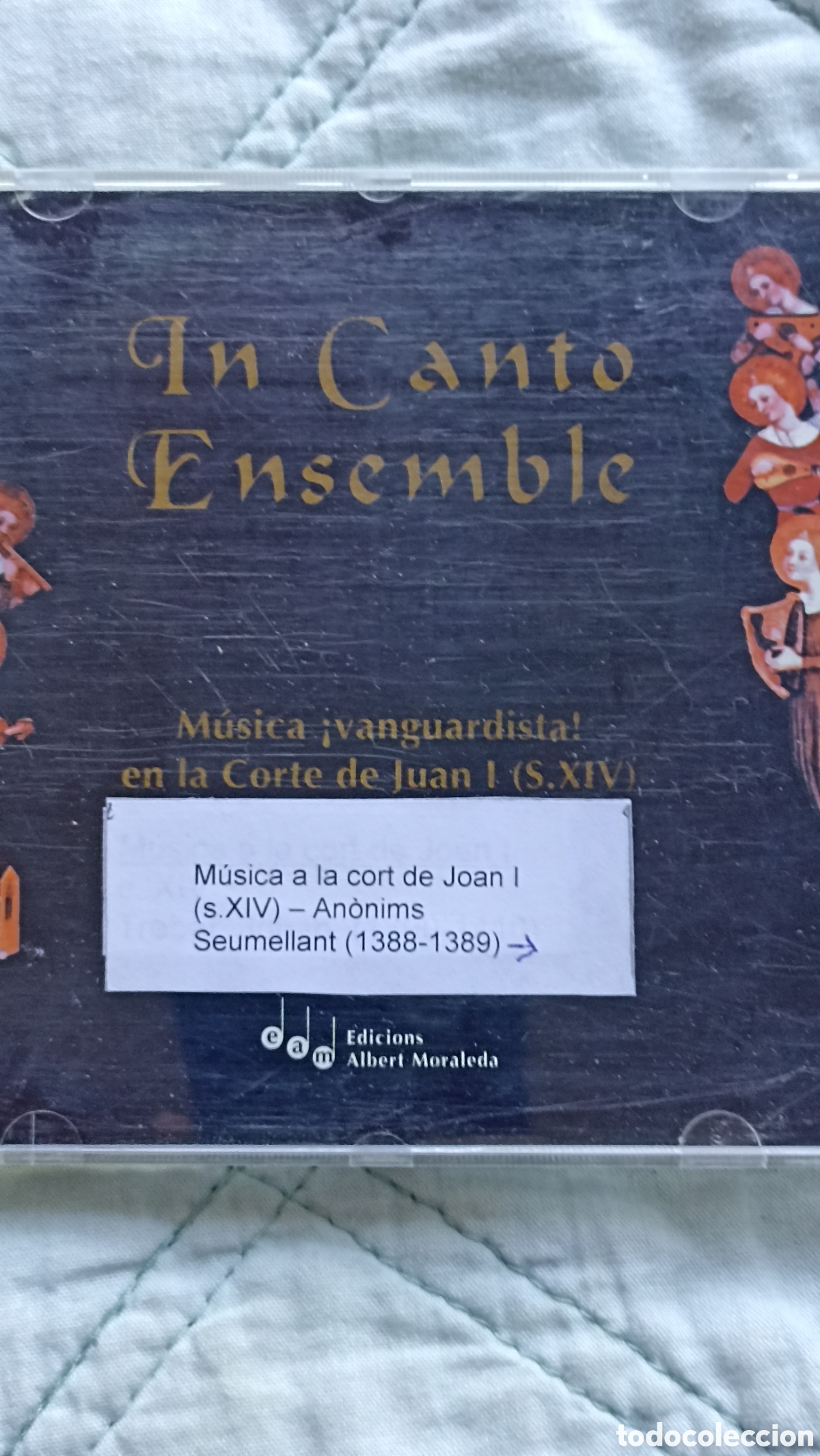 CDs de M&uacute;sica: &rdquo;M&uacute;sica &iexcl;vanguardista! en la Corte de Juan I (S.XIV)&rdquo;