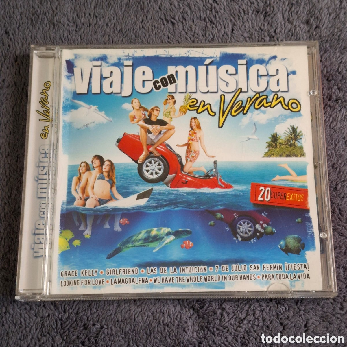 CDs de M&uacute;sica: CD77. Viaje Con M&uacute;sica En Verano, 20 Super &Eacute;xitos, Ok Records 2007.