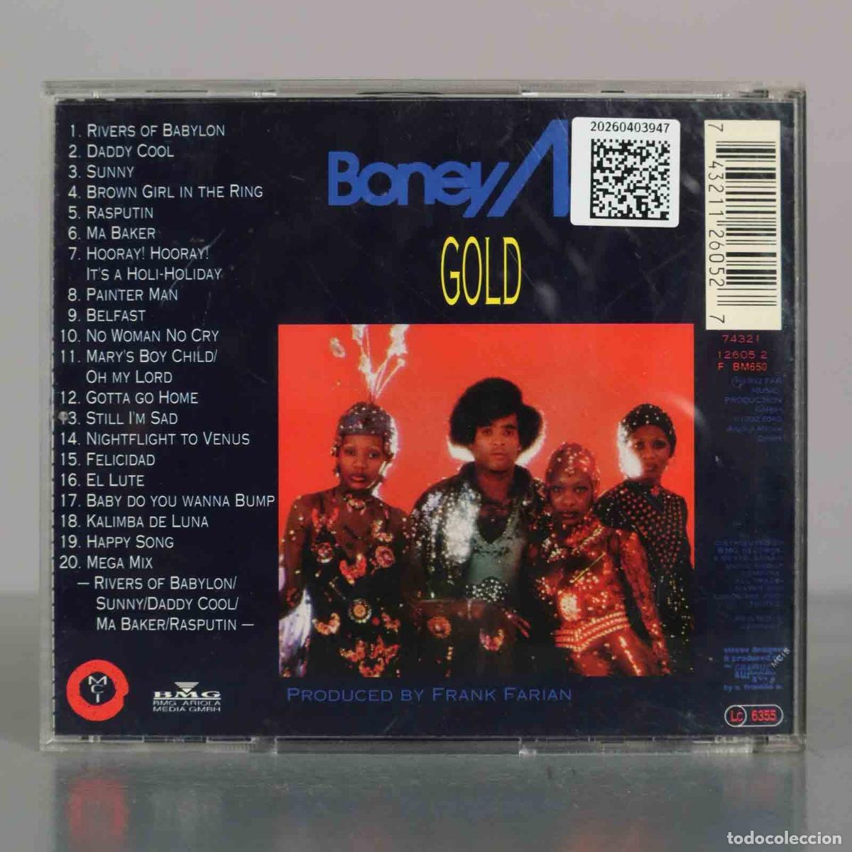 CDs de m&uacute;sica: CD. Boney M. &lrm;&ndash; Gold - 20 Super Hits - Foto 2