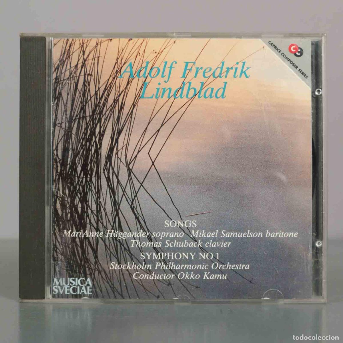 CDs de M&uacute;sica: CD. Adolf Fredrik Lindblad - Songs, Symphony No 1 - MariAnne H&auml;ggander, Mikael Samuelson, kamu
