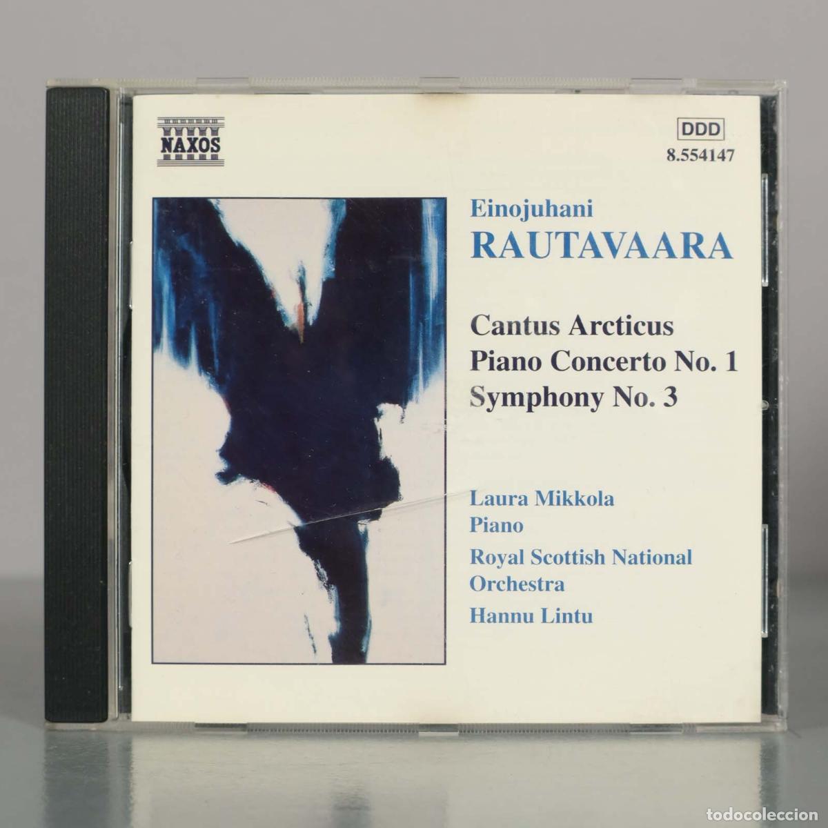CDs de M&uacute;sica: CD. Cantus Arcticus, Piano Concerto No. 1, Symphony No. 3 - Einojuhani Rautavaara - Mikkola, lintu