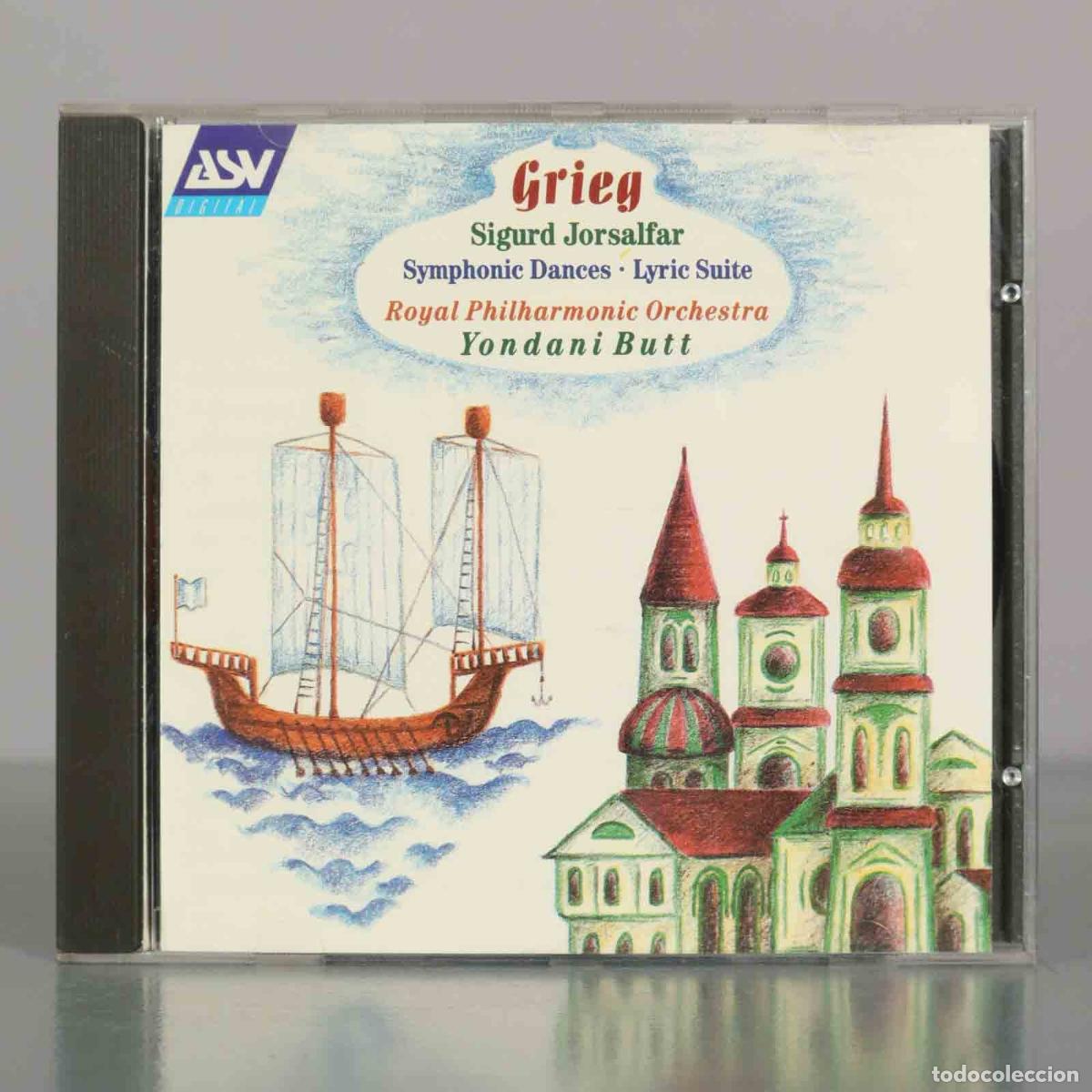 CDs de M&uacute;sica: CD. Grieg: Sigurd Jorsalfar, Symphonic Dances, Lyric Suite - Royal Philharmonic Orchestra, butt