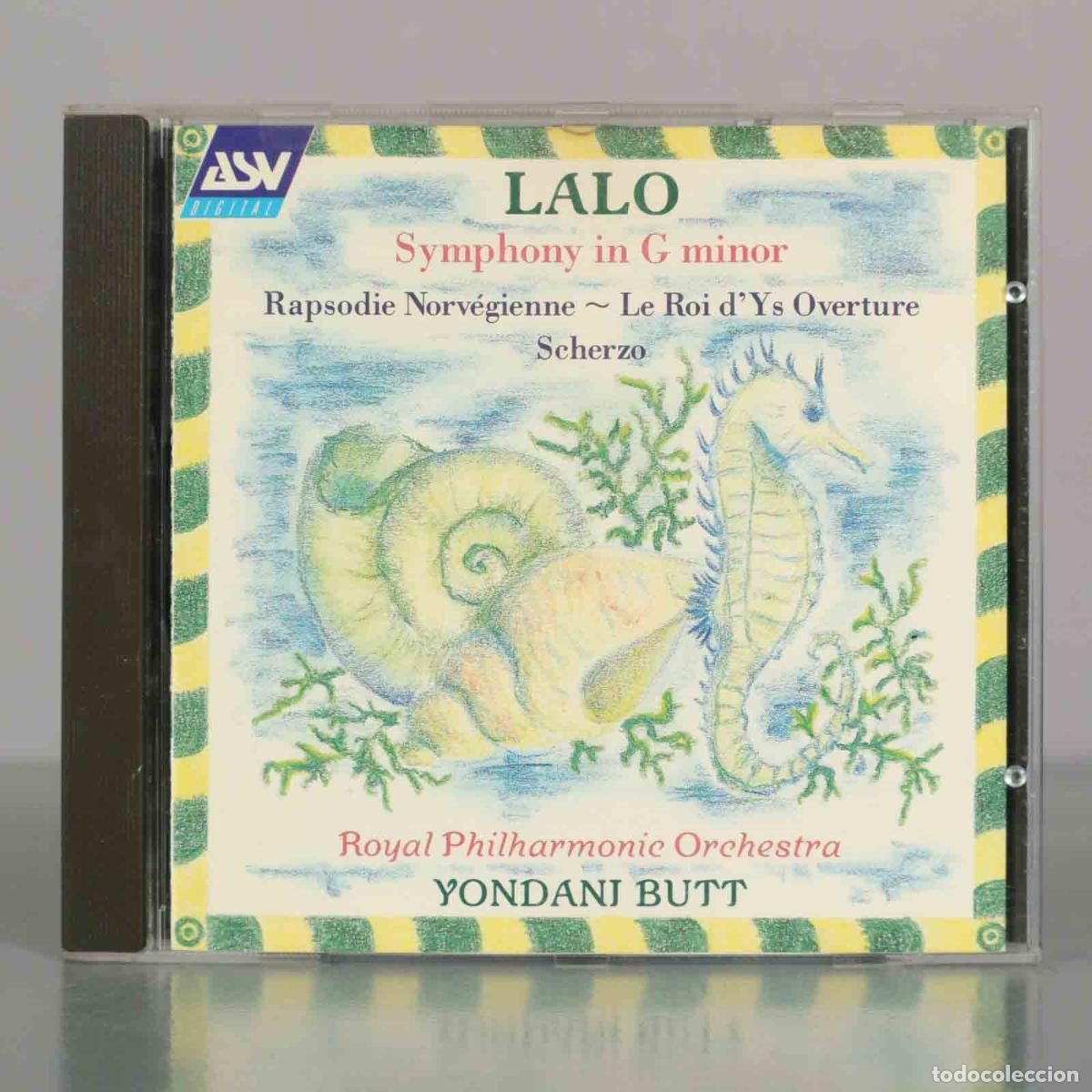 CDs de M&uacute;sica: CD. Lalo: Symphony in G Minor, Rapsodie Norv&eacute;gienne, Le Roi d&acute;Ys Overture, Scherzo - butt