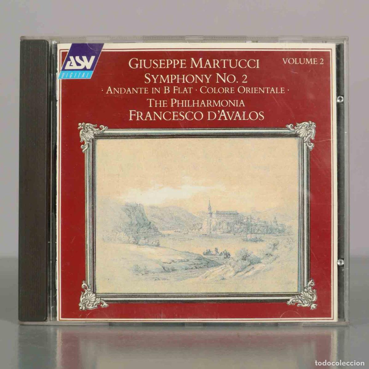 CDs de M&uacute;sica: CD. Symphony No. 2, Andante in B Flat, Colore Orientale - Giuseppe Martucci - D&acute;Avalos