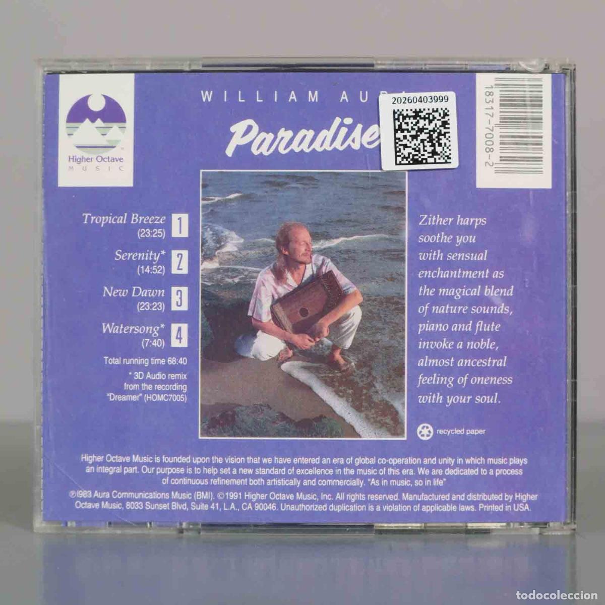 CDs de m&uacute;sica: CD. Paradise - William Aura - Foto 2