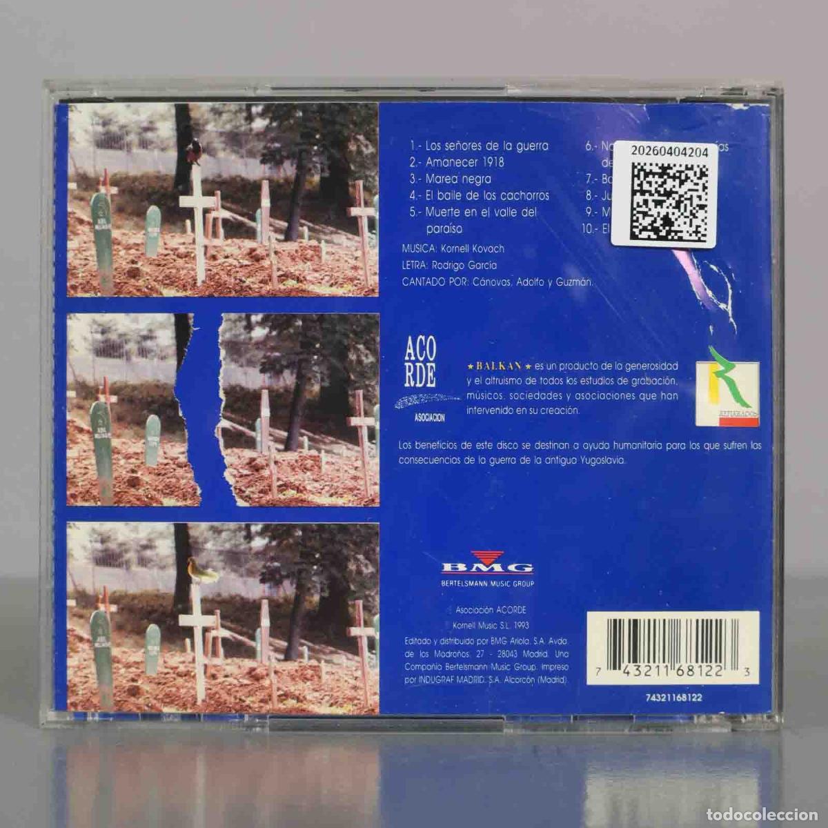 CDs de m&uacute;sica: CD. Balkan - Kornelije Kovač - Foto 2