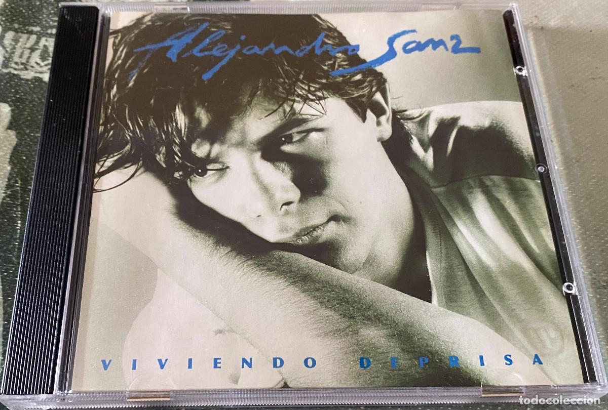 CDs de M&uacute;sica: 'Viviendo deprisa' de Alejandro Sanz. Pop / Rom&aacute;ntica. 10 temas. Warner Music. 1991. Muy buen estado