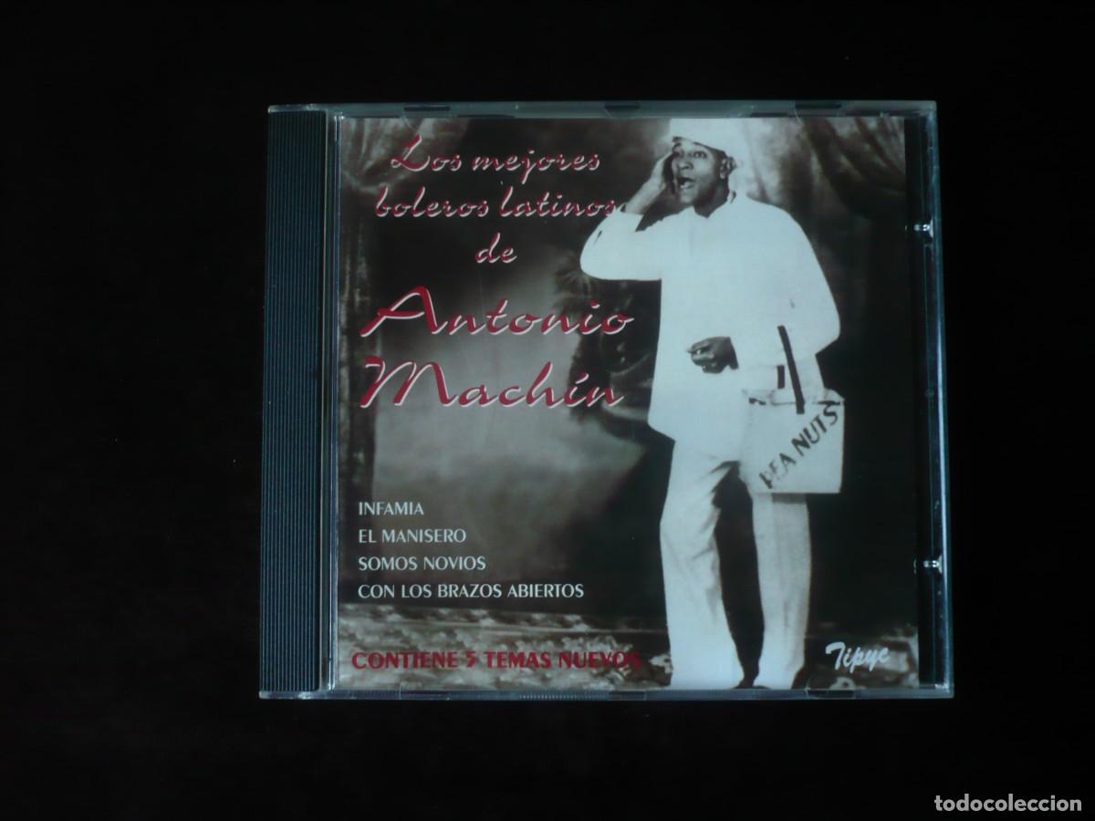 CDs de M&uacute;sica: antonio machin - los mejores boleros latinos de antonio machin - cd como nuevo
