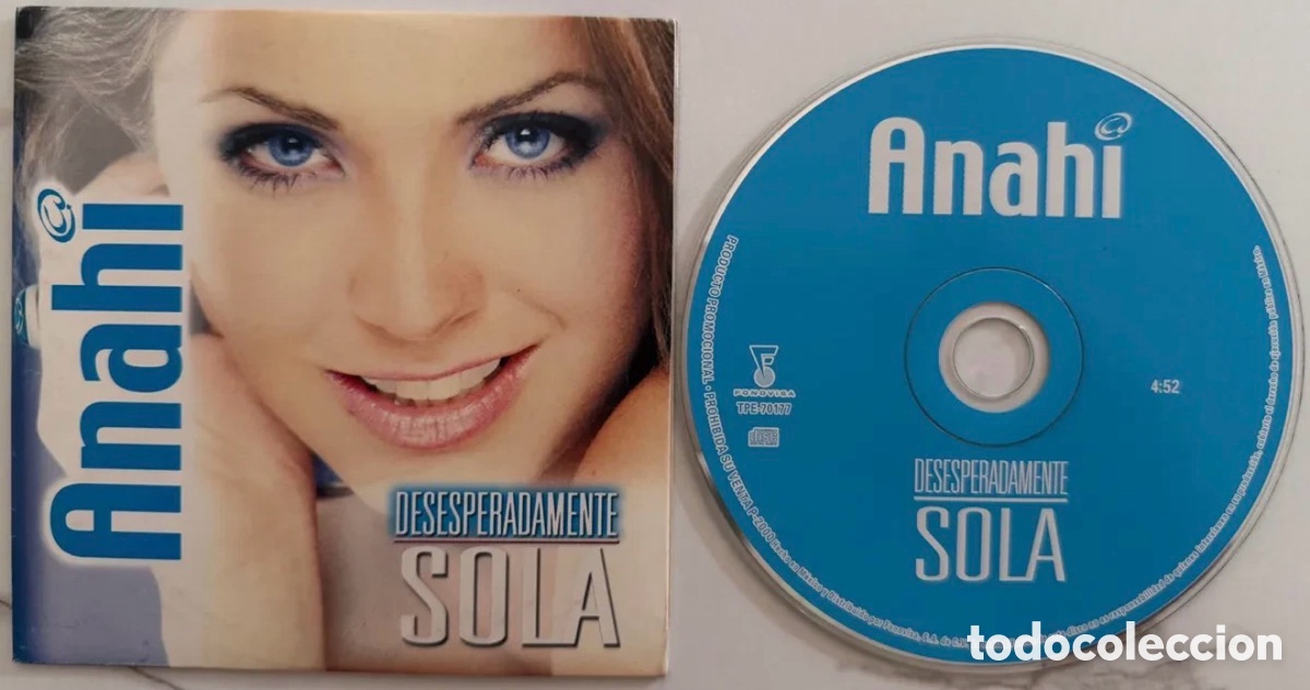 CDs de M&uacute;sica: Anahi - Desesperadamente Sola Mexico Promo CD Single RBD Rebelde