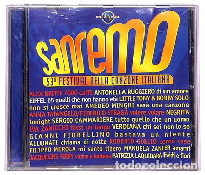 CDs de M&uacute;sica: Sanremo: 53&ordm; Festival della canzone italiana- 0044006791920