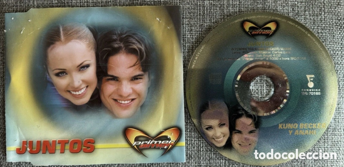 CDs de M&uacute;sica: Anahi - Juntos (Primer Amor Novela) M&eacute;xico Promo CD Single RBD Rebelde