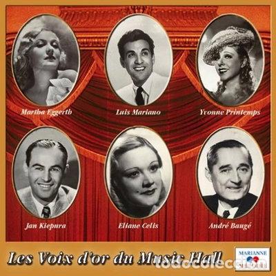 CDs de M&uacute;sica: Les Voix d'or du Music Hall- 3220019911952