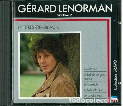 CDs de M&uacute;sica: Bravo &agrave; G&eacute;rard Lenorman, Volume 2- 5099746579425