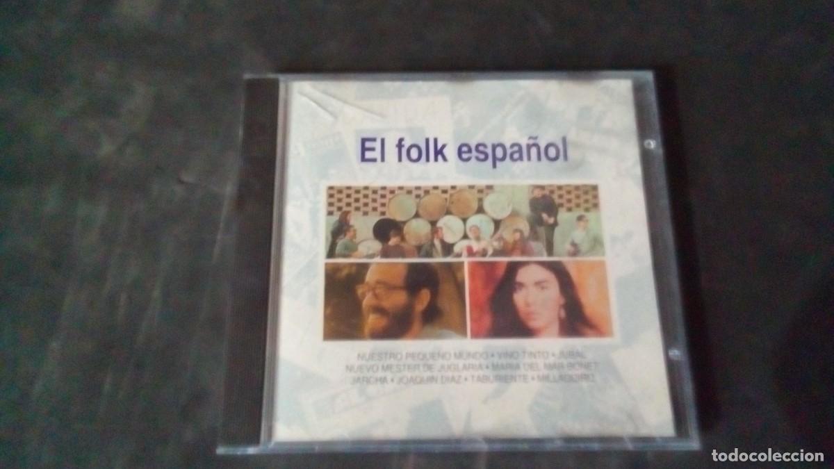CDs de M&uacute;sica: EL FOLK ESPA&Ntilde;OL- NUESTRO PEQUE&Ntilde;O MUNDO, VINO TINTO, JUBAL, JARCHA, TABURIENTE, MILLADOIRO.. CD ALBUM