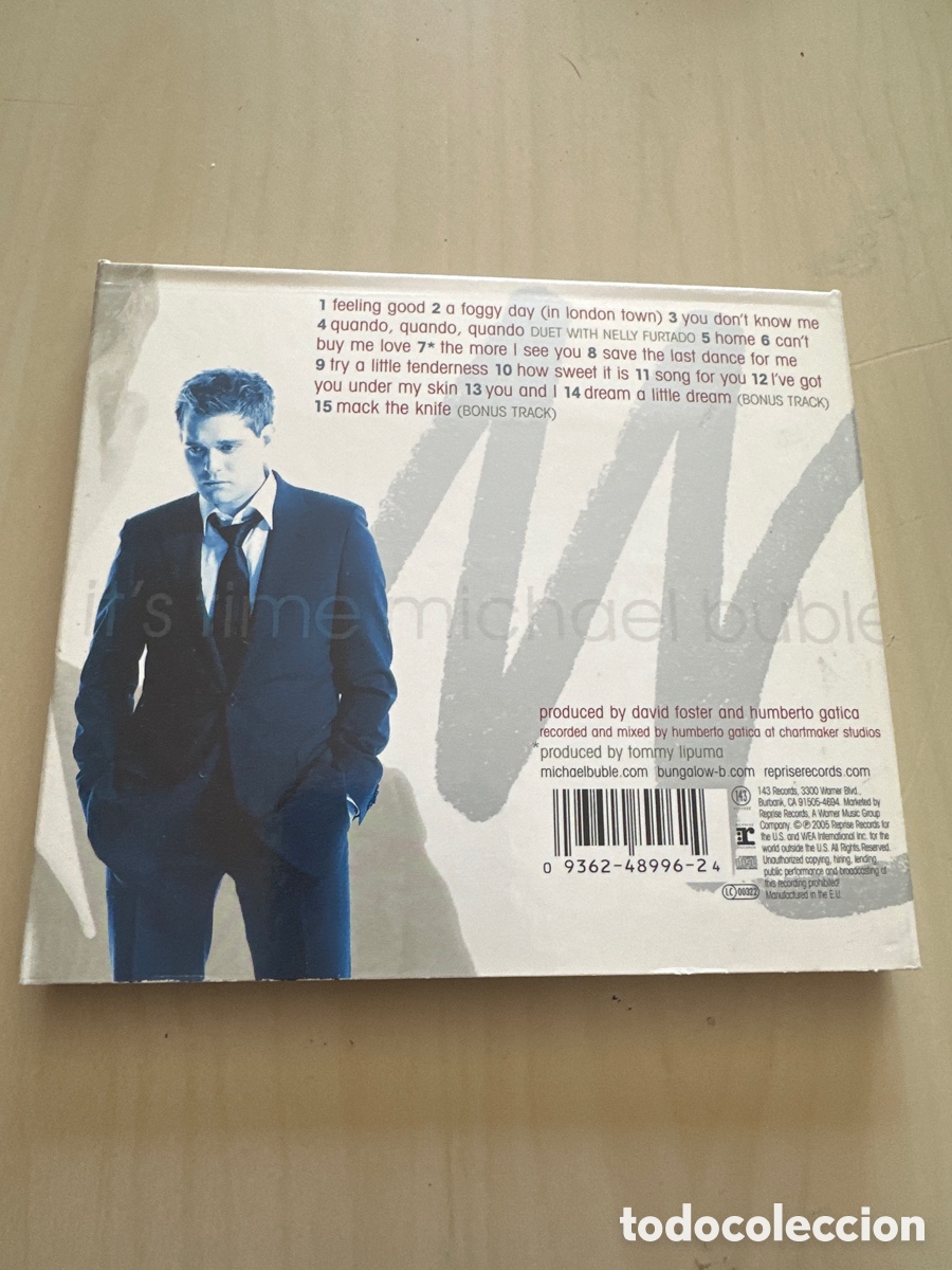 CDs de m&uacute;sica: SCD37 michael buble it&rsquo;s time cd m&uacute;sica - Foto 2