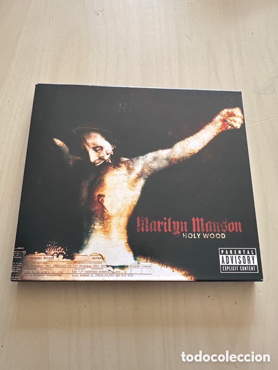CDs de M&uacute;sica: Acd81 Marilyn manson Hollywood cd m&uacute;sica