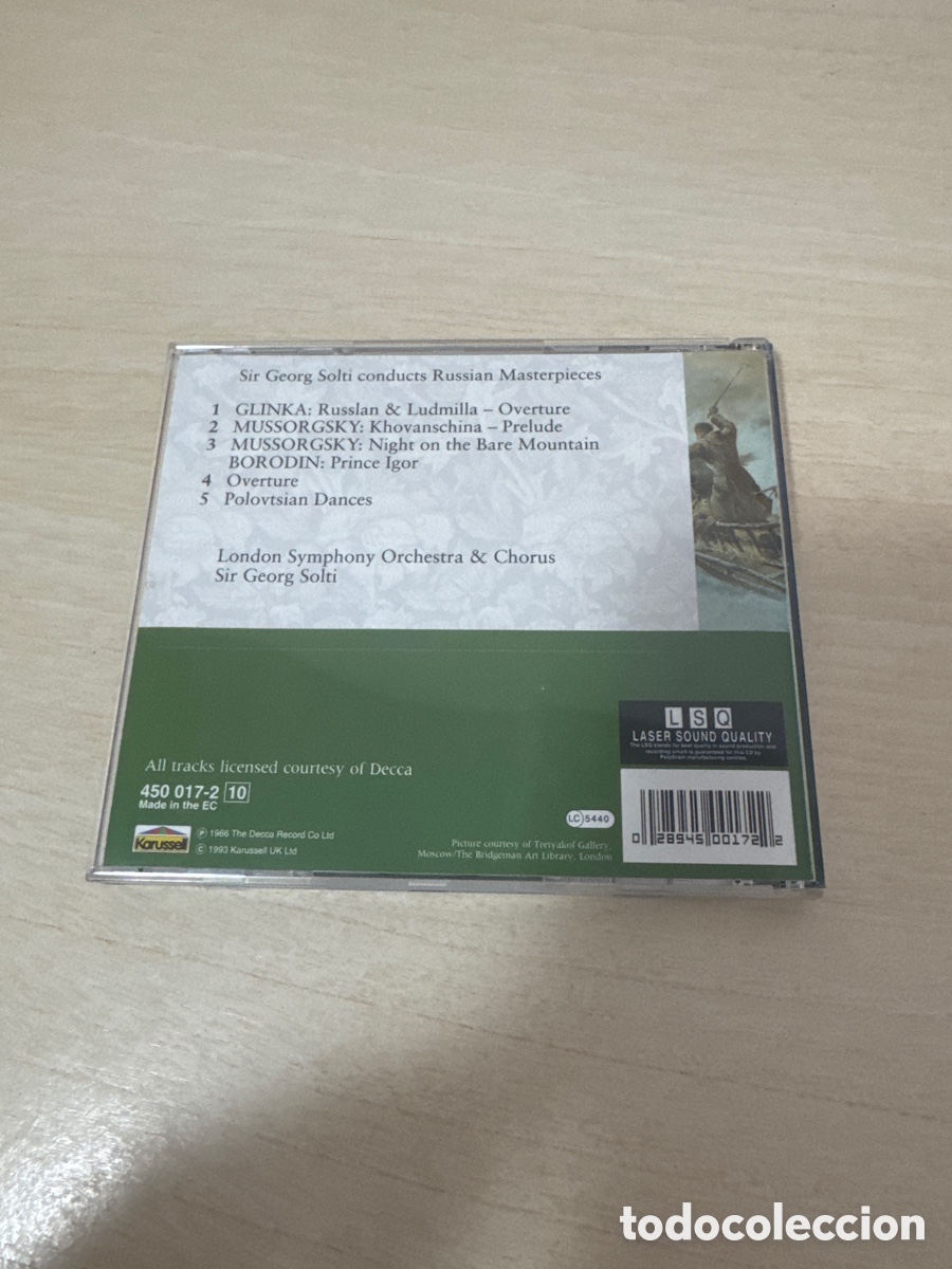 CDs de m&uacute;sica: CD RUSSIAN MASTERPIECES 1993 - Foto 4