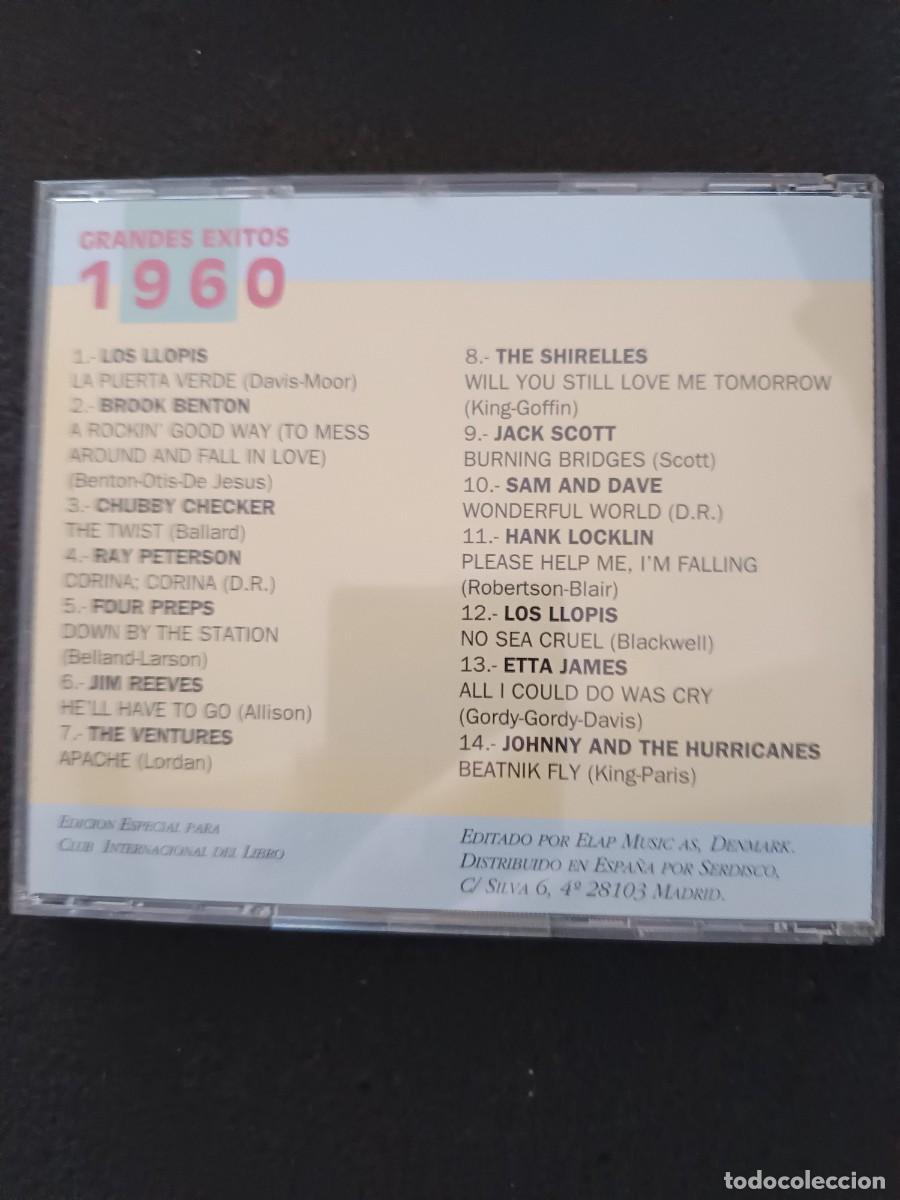 CDs de m&uacute;sica: GRANDES &Eacute;XITOS 1960. LOS 60 DE LOS 60. UNA GRAN D&Eacute;CADA PARA RECORDAR - Foto 2