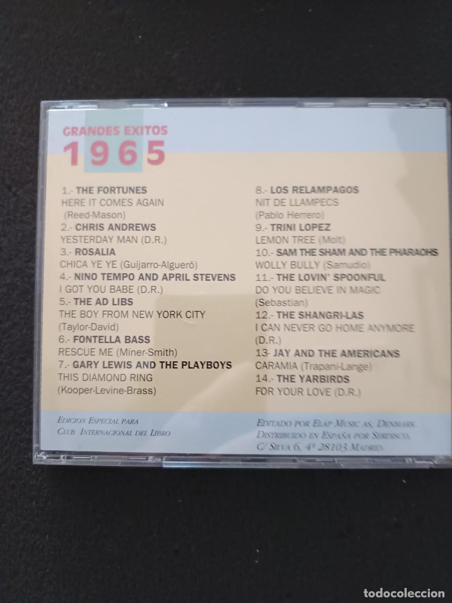 CDs de m&uacute;sica: GRANDES &Eacute;XITOS 1965. LOS 60 DE LOS 60. UNA GRAN D&Eacute;CADA PARA RECORDAR - Foto 2