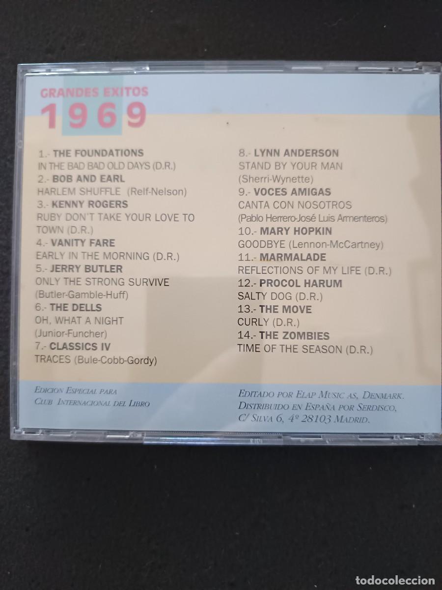 CDs de m&uacute;sica: GRANDES &Eacute;XITOS 1969. LOS 60 DE LOS 60. UNA GRAN D&Eacute;CADA PARA RECORDAR - Foto 2