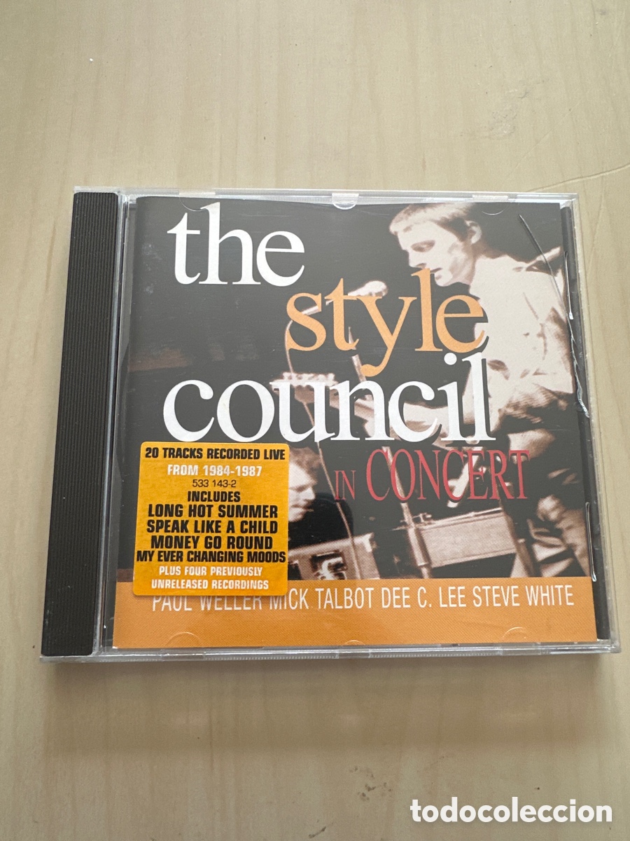 CDs de M&uacute;sica: Acd81 The style council in concert cd m&uacute;sica