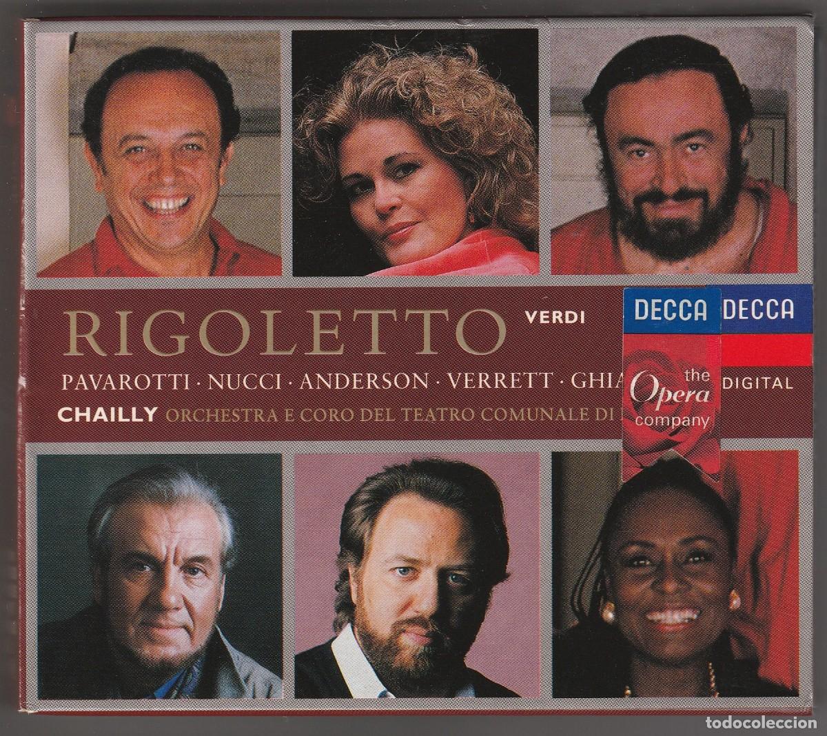 CDs de M&uacute;sica: VERDI - RIGOLETTO (2 X CD + LIBRETO DECCA 1989) CHAILLY &middot; PAVAROTTI &middot; NUCCI &middot; ANDERSON