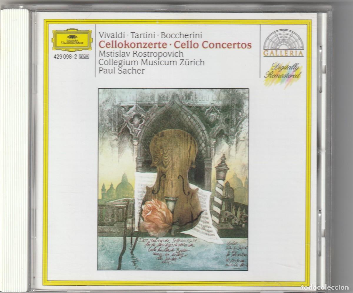 CDs de M&uacute;sica: VIVALDI &middot; TARTINI &middot; BOCCHERINI - CELLO CONCERTOS (CD DGG) ROSTROPOVICH