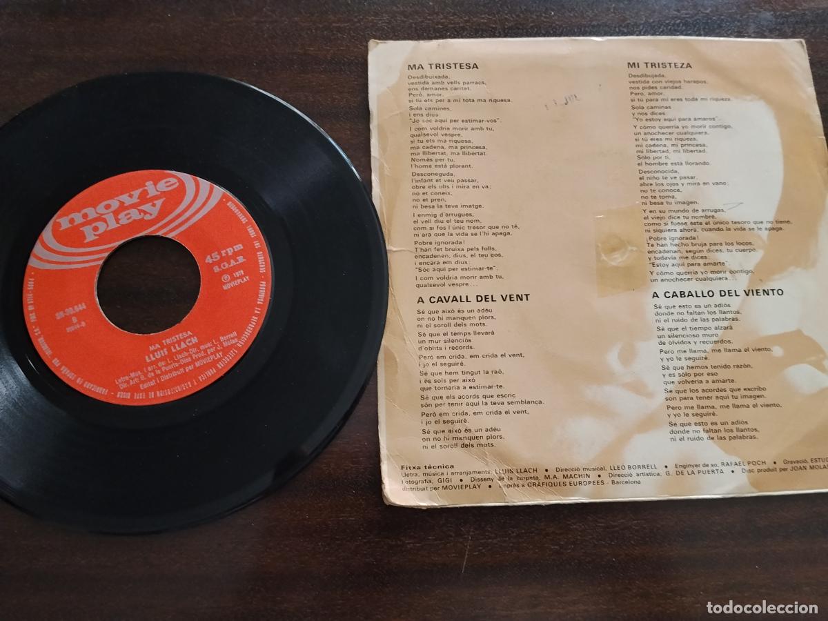 CDs de m&uacute;sica: LLU&Iacute;S LLACH. DISCO SINGLE - Foto 2