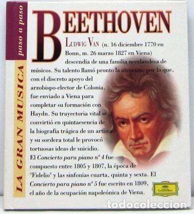 CDs de M&uacute;sica: BEETHOVEN - LA GRAN MUSICA PASO A PASO - LIBRO + CD