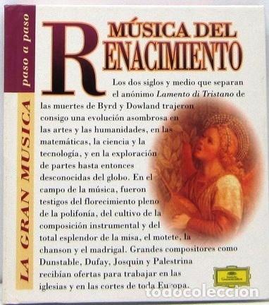 CDs de M&uacute;sica: MUSICA DEL RENACIMIENTO - LA GRAN MUSICA PASO A PASO - LIBRO + CD