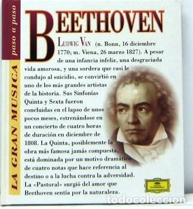 CDs de M&uacute;sica: LUDWIG VAN BEETHOVEN - LA GRAN MUSICA PASO A PASO - LIBRO + CD
