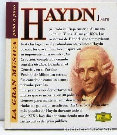 CDs de M&uacute;sica: JOSEPH HAYDN - LA GRAN MUSICA PASO A PASO - LIBRO + CD