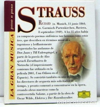 CDs de M&uacute;sica: RICHARD STRAUSS - LA GRAN MUSICA PASO A PASO - LIBRO + CD