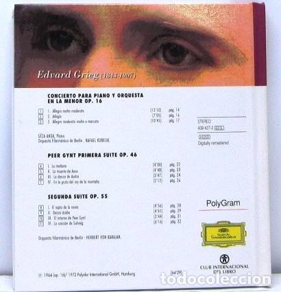 CDs de m&uacute;sica: EDVARD GRIEG - LA GRAN MUSICA PASO A PASO - LIBRO + CD - Foto 2