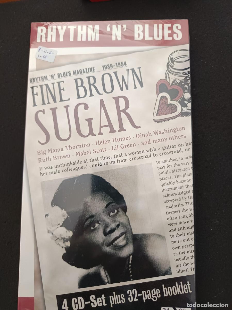 CDs de M&uacute;sica: 4 CD SET PLUS 32-PAGE BOOKLET. RHYTHM 'N' BLUES. FINE BROWN SUGAR