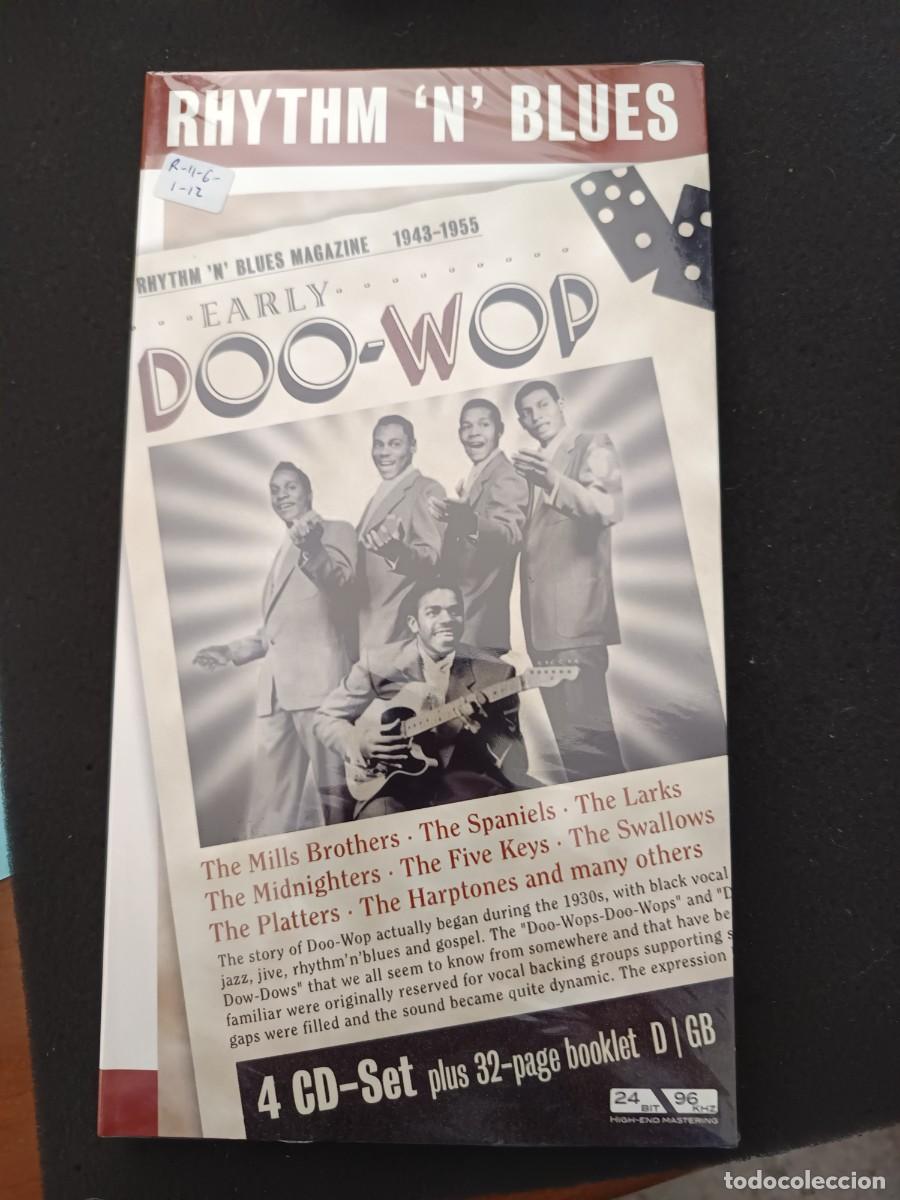 CDs de M&uacute;sica: 4 CD SET PLUS 32-PAGE BOOKLET. RHYTHM 'N' BLUES. EARLY DOO-WOP