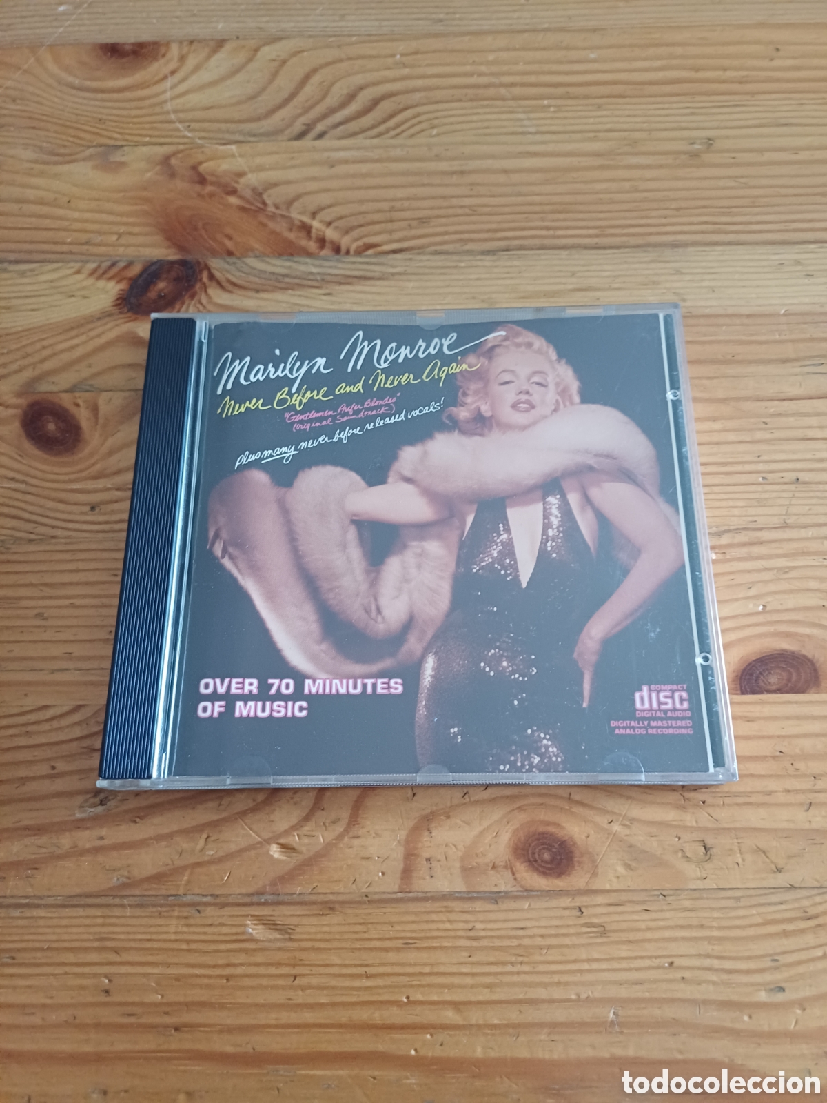 CDs de M&uacute;sica: Marilyn Monroe Never before and never again 18 pistas Kiss Bye bye Lazy Kennedy
