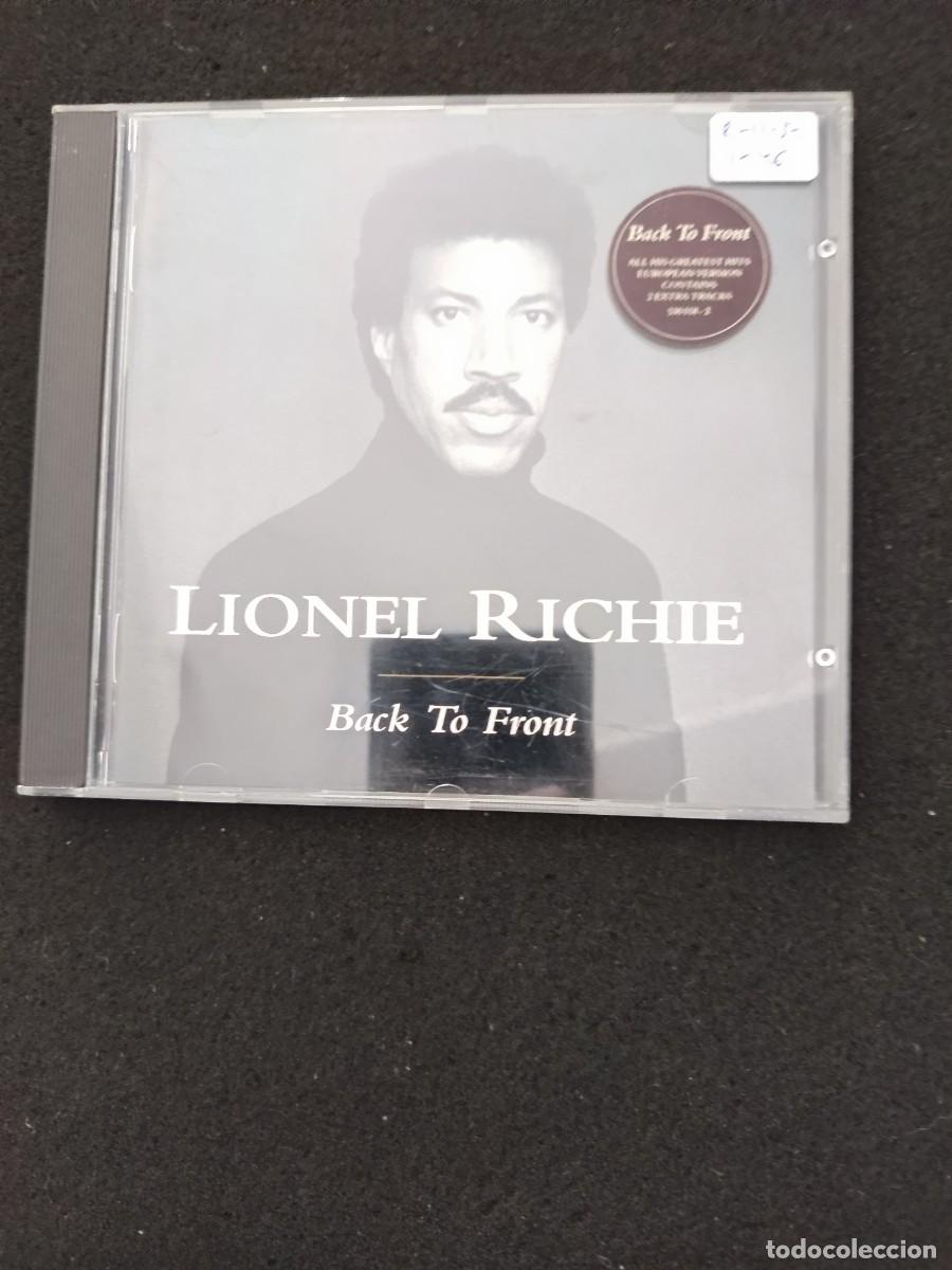 CDs de m&uacute;sica: LIONEL RICHIE. BACK TO FRONT - Foto 1