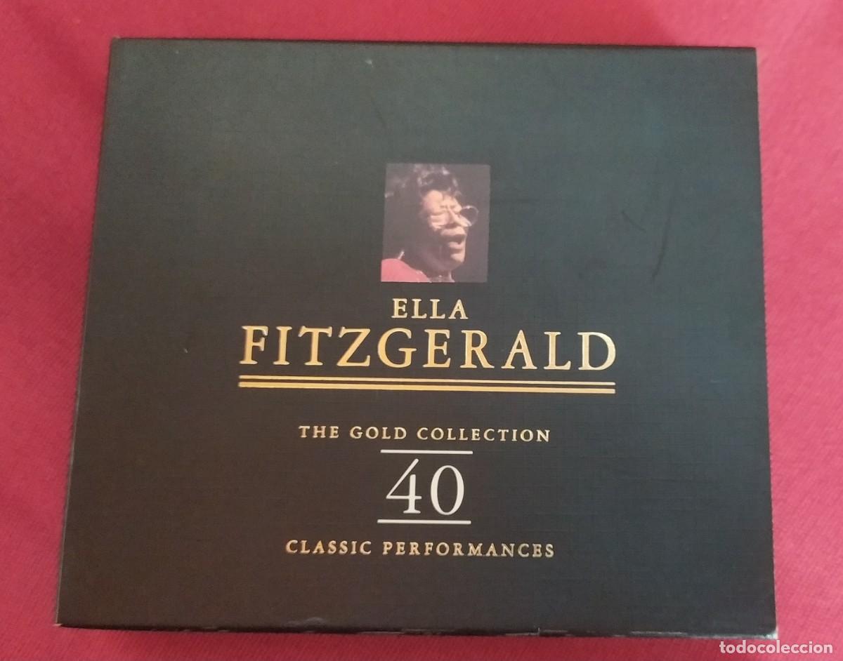 CDs de M&uacute;sica: CD Ella Fitzgerald- The gold collection 40 classic performance. Caja con 2CD