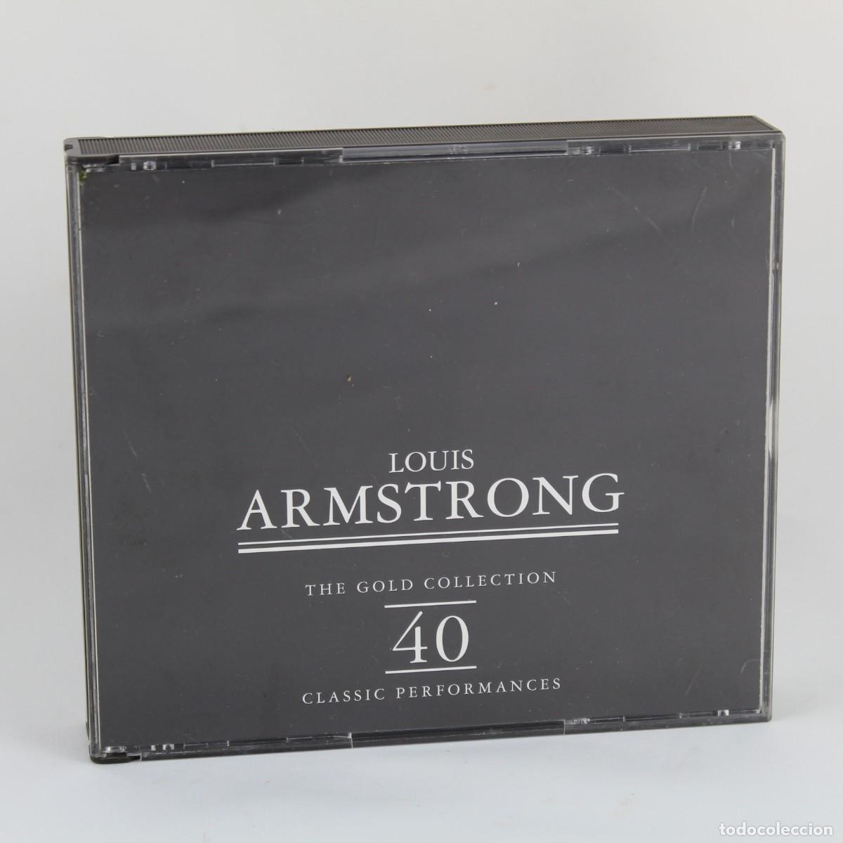 CDs de M&uacute;sica: Louis Armstrong Gold Collection 40 Songs 2CD 1997 Jazz Classic Album