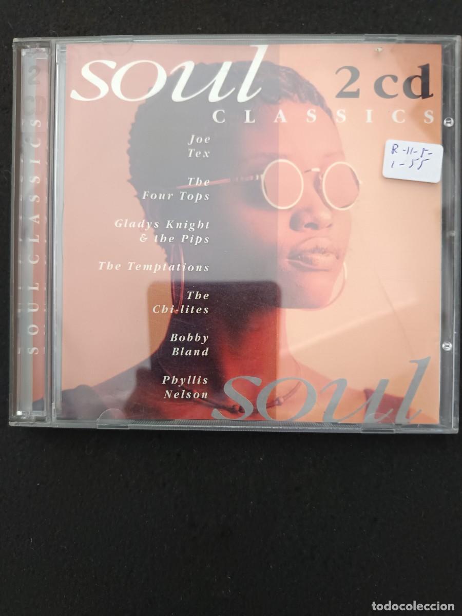 CDs de M&uacute;sica: 2 CD. SOUL CLASSICS. JOE TEX, THE FOUR TOPS Y OTROS