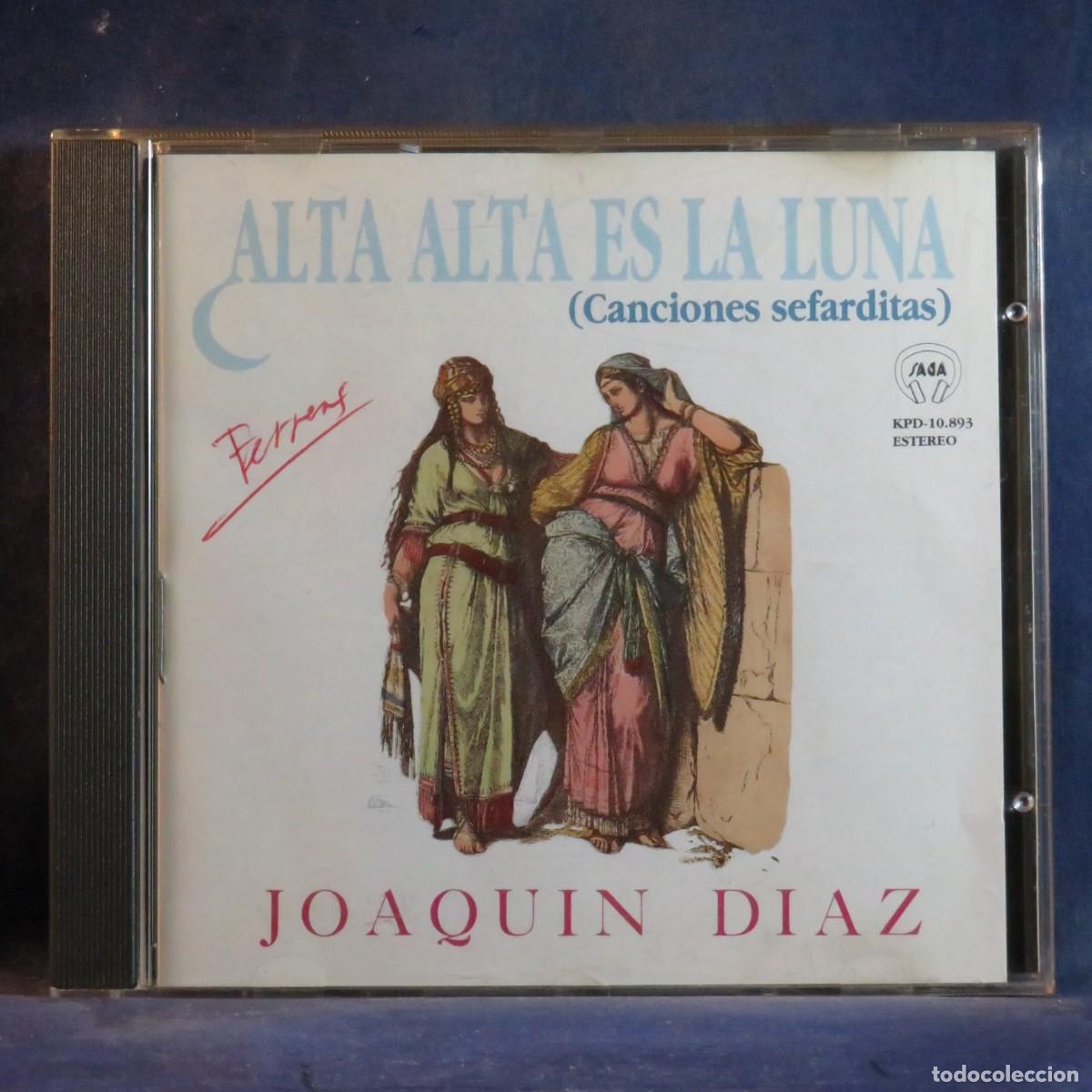 CDs de M&uacute;sica: JOAQU&Iacute;N D&Iacute;AZ &ndash; ALTA ALTA ES LA LUNA (CANCIONES SEFARDITAS) - CD