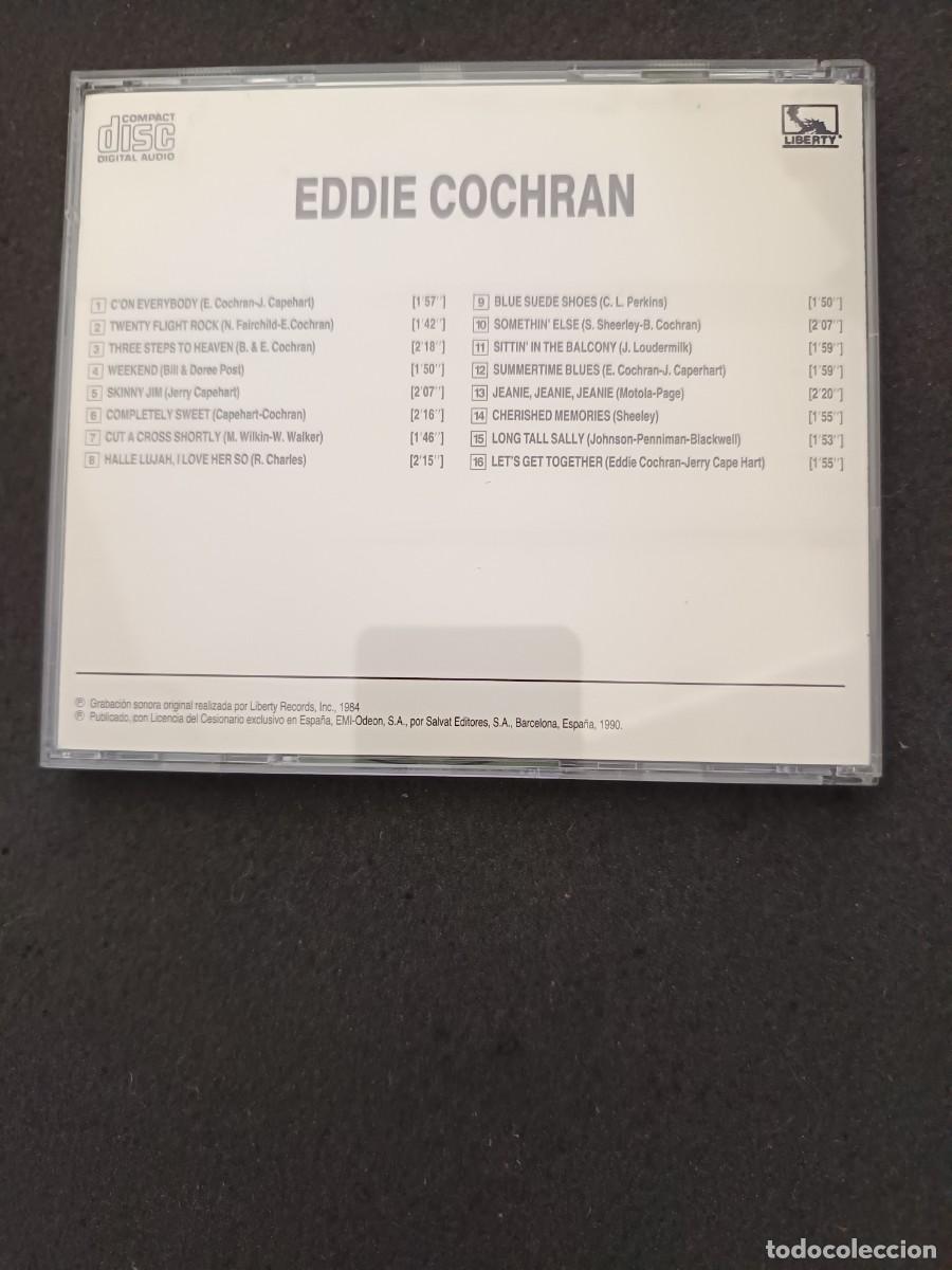 CDs de m&uacute;sica: PIONEROS DEL ROCK. EDDIE COCHRAN - Foto 2
