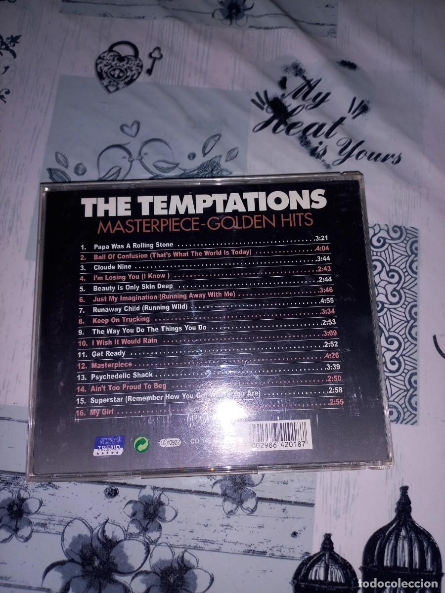 CDs de m&uacute;sica: THE TEMPTATIONS - MASTERPIECE GOLDEN HITS - Foto 2