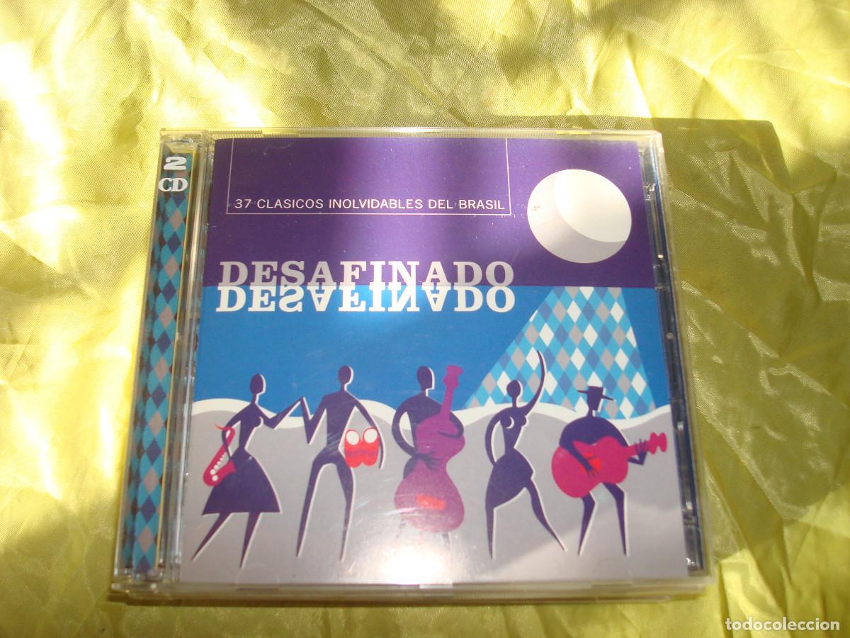 CDs de M&uacute;sica: DESAFINADO. 37 CLASICOS INOLVIDABLES DEL BRASIL. EDC. SPAIN. 2 CD&acute;S. IMPECABLE(#)