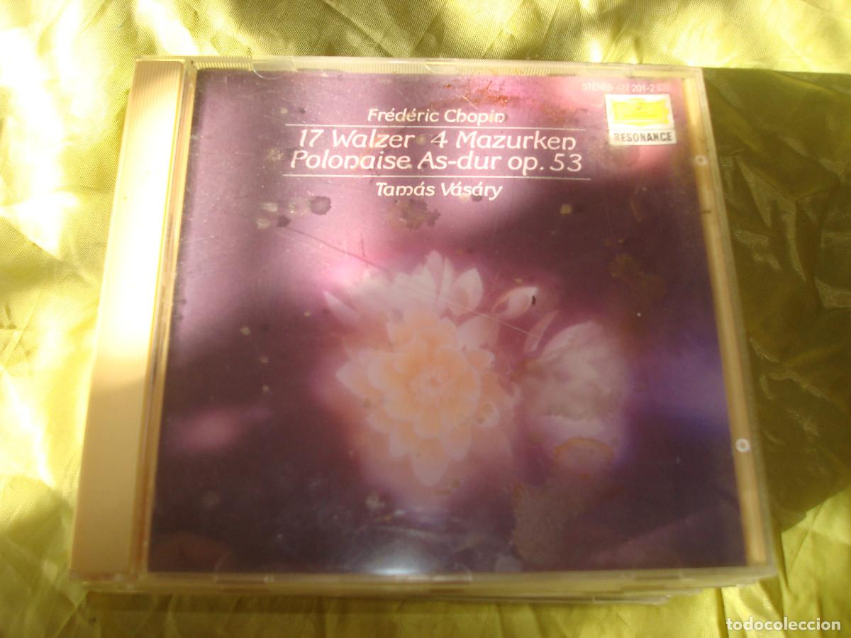 CDs de M&uacute;sica: FREDERIC CHOPIN. 17 WALZER, 4 MAZURKEN POLONAISE. TAMAS VASARY, PIANO. CD. IMPECABLE(#)
