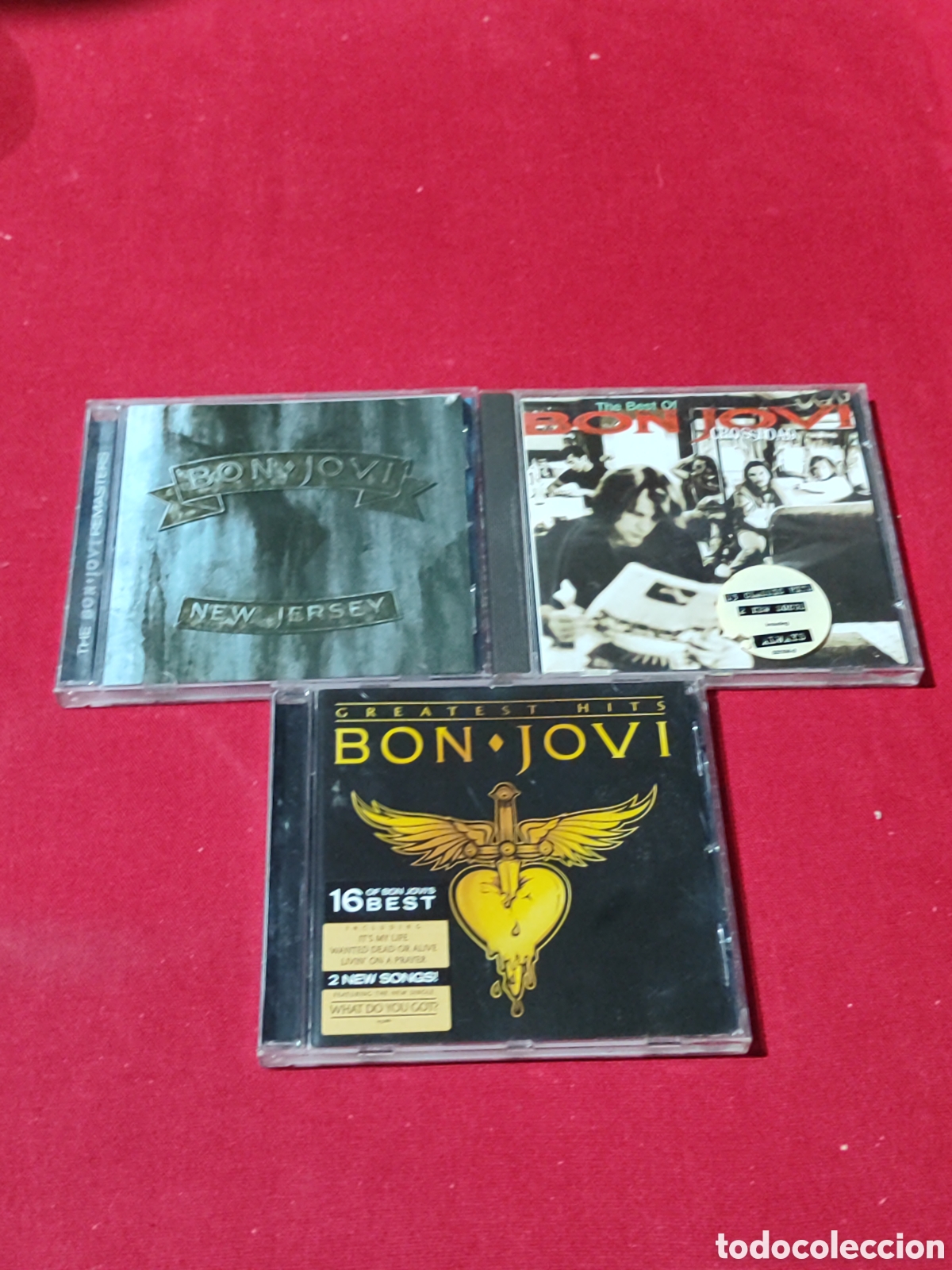 CDs de M&uacute;sica: Lote cds BON JOVI NEW JERSEY CROSSROAD GREATEST HITS