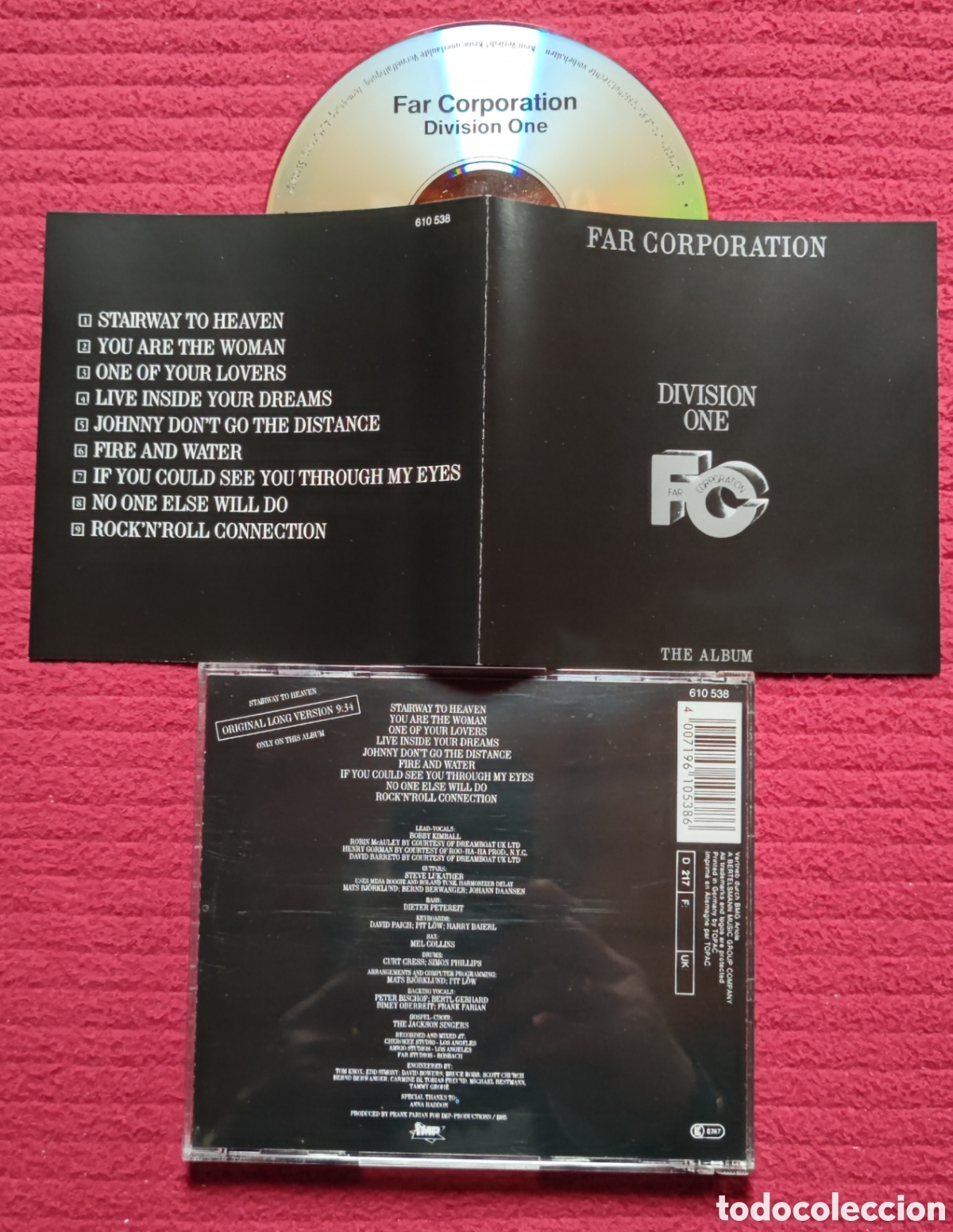 CDs de M&uacute;sica: FAR CORPORATION: Division One. The Album. Cd Aor, Edici&oacute;n Original 1985 BMG.Bobby Kimball, Lukather.